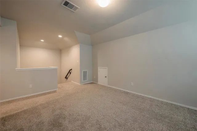 a view of empty room