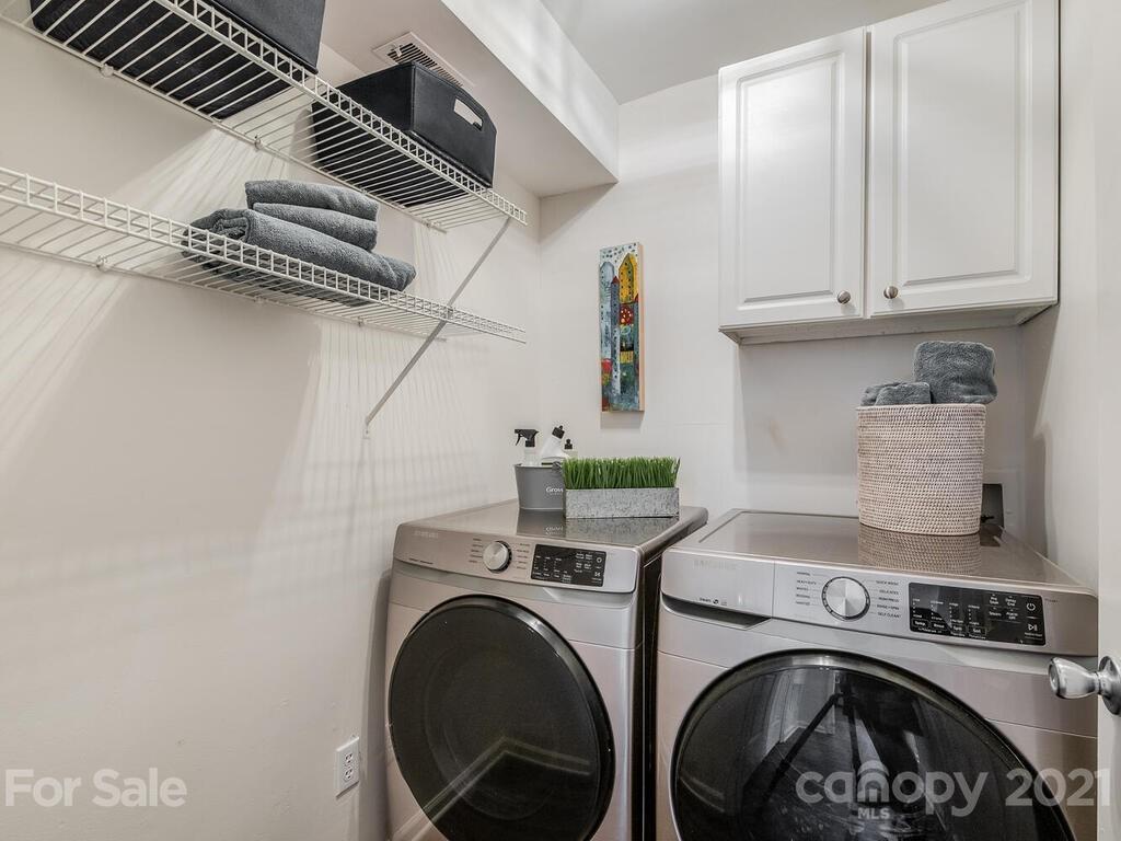 5024 Rea Road Charlotte, NC 28226 - Photo 10 of 19 a utility room with dryer and washer
