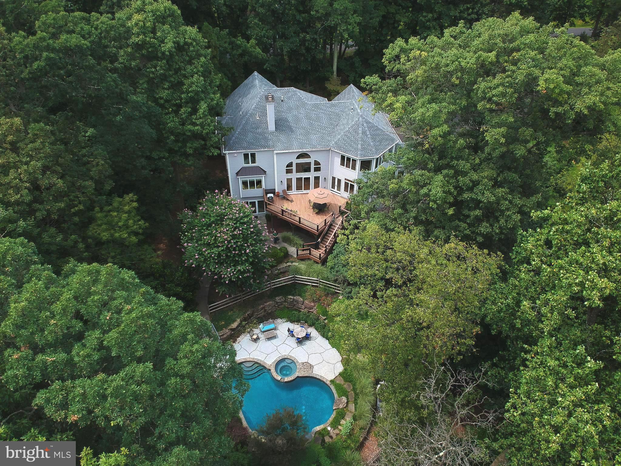 Aerial of Back of Home