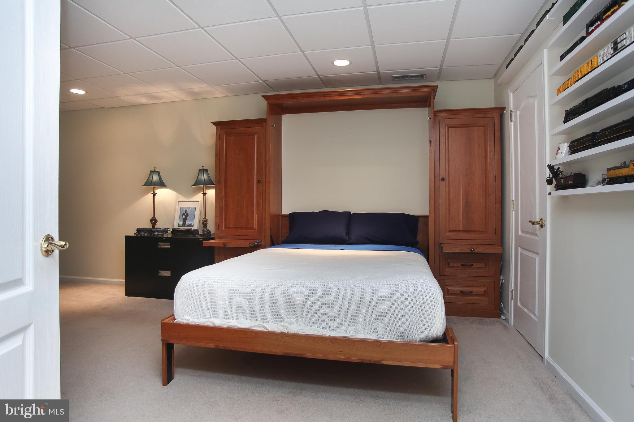 5686 Ridgeview Drive Doylestown, PA 18902 - Photo 35 of 53 Lower Level Bedroom 5 with Murphy Bed
