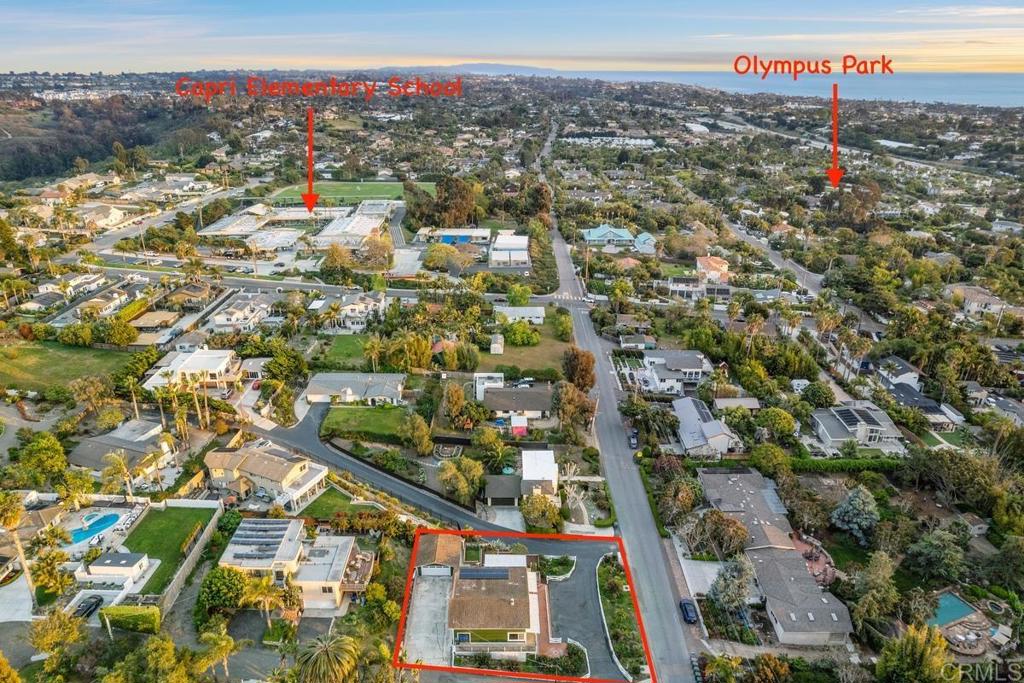 1551 Burgundy Road Encinitas, CA 92024 - Photo 30 of 31 an aerial view of residential houses with outdoor space and street view