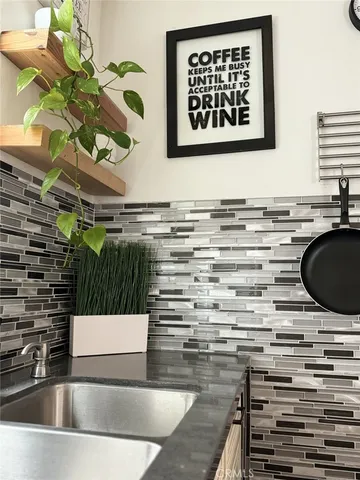 a view of a kitchen sink