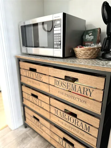 a view of dining room and kitchen with furniture