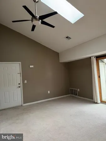 a view of an empty room