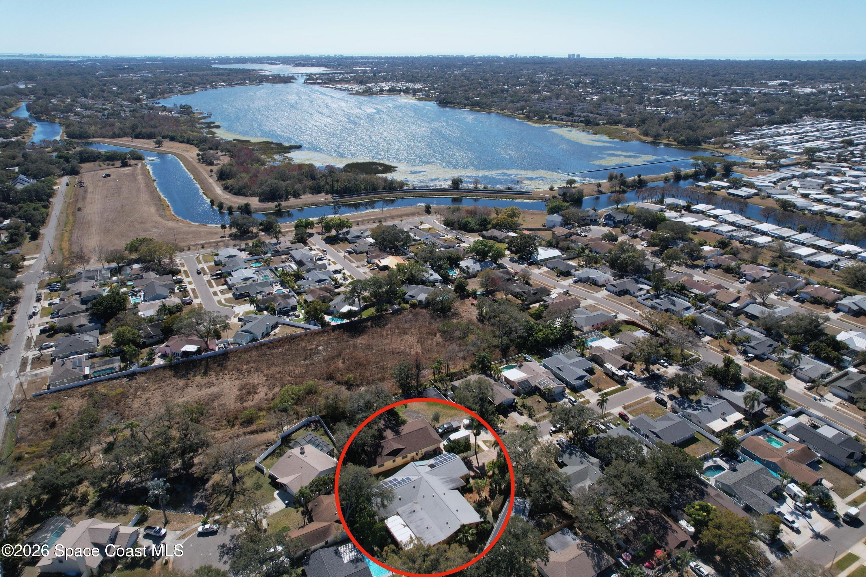 9591 128th Terrace North Largo, FL 33773 - Photo 15 of 90 an aerial view of a house with a mountain