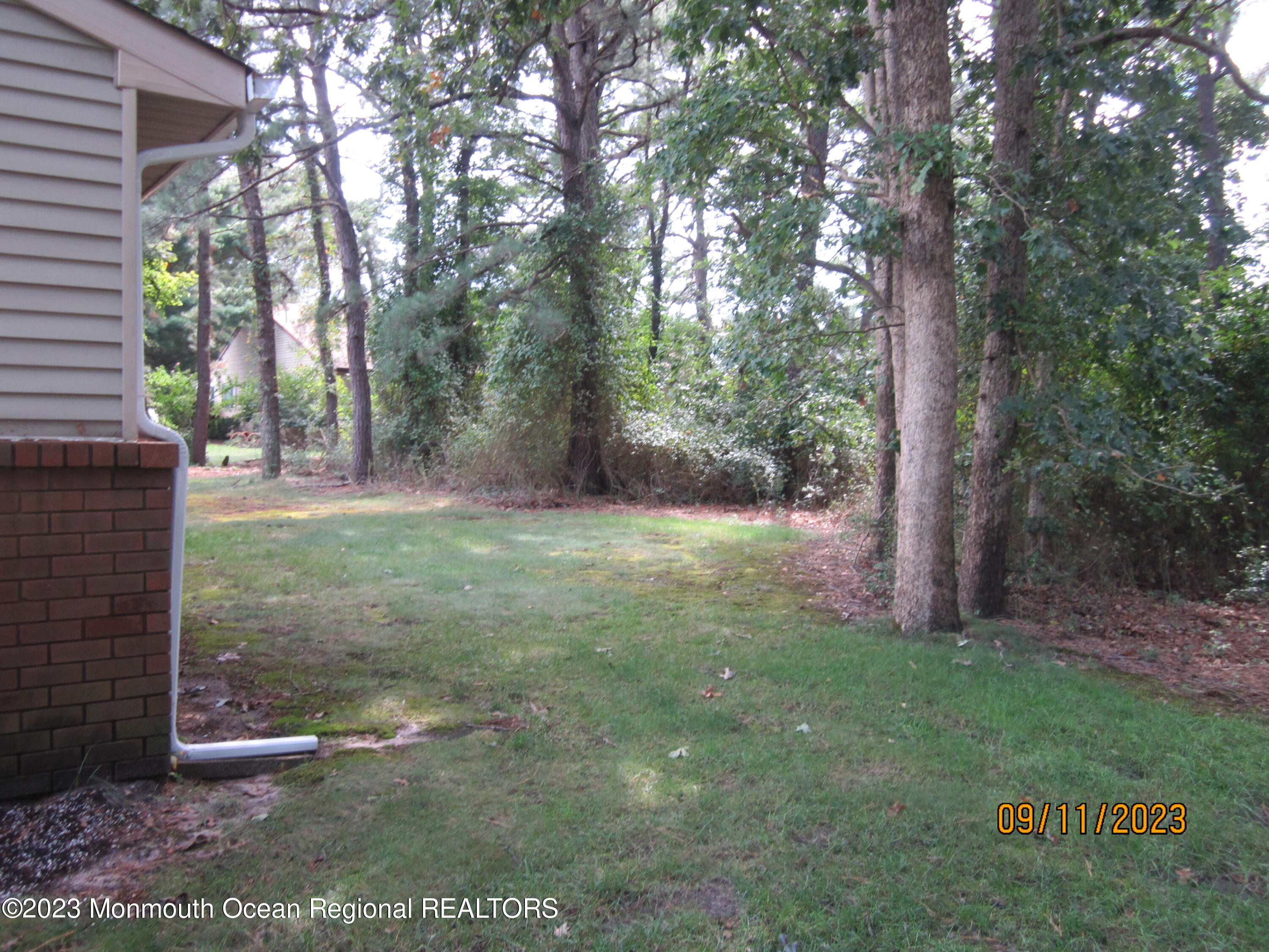 53 B Berkshire Road Whiting, NJ 08759 - Photo 36 of 37 a view of a backyard with large trees