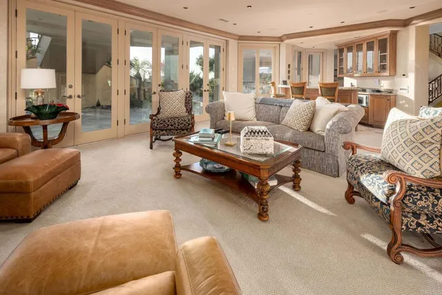 a view of a building with a swimming pool