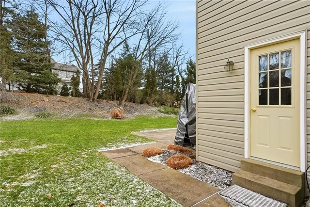 a park with tree in front of it
