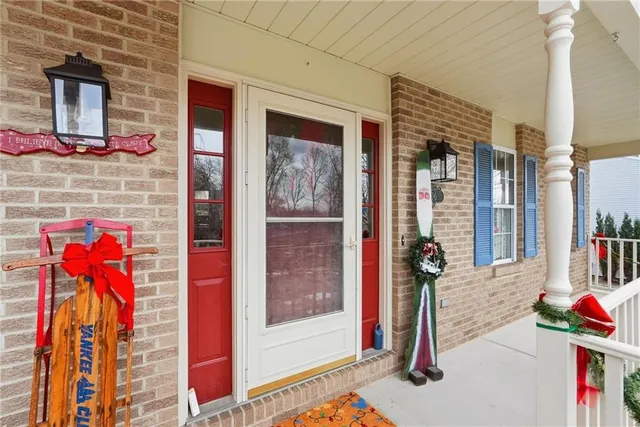 a view of a entryway door of the house