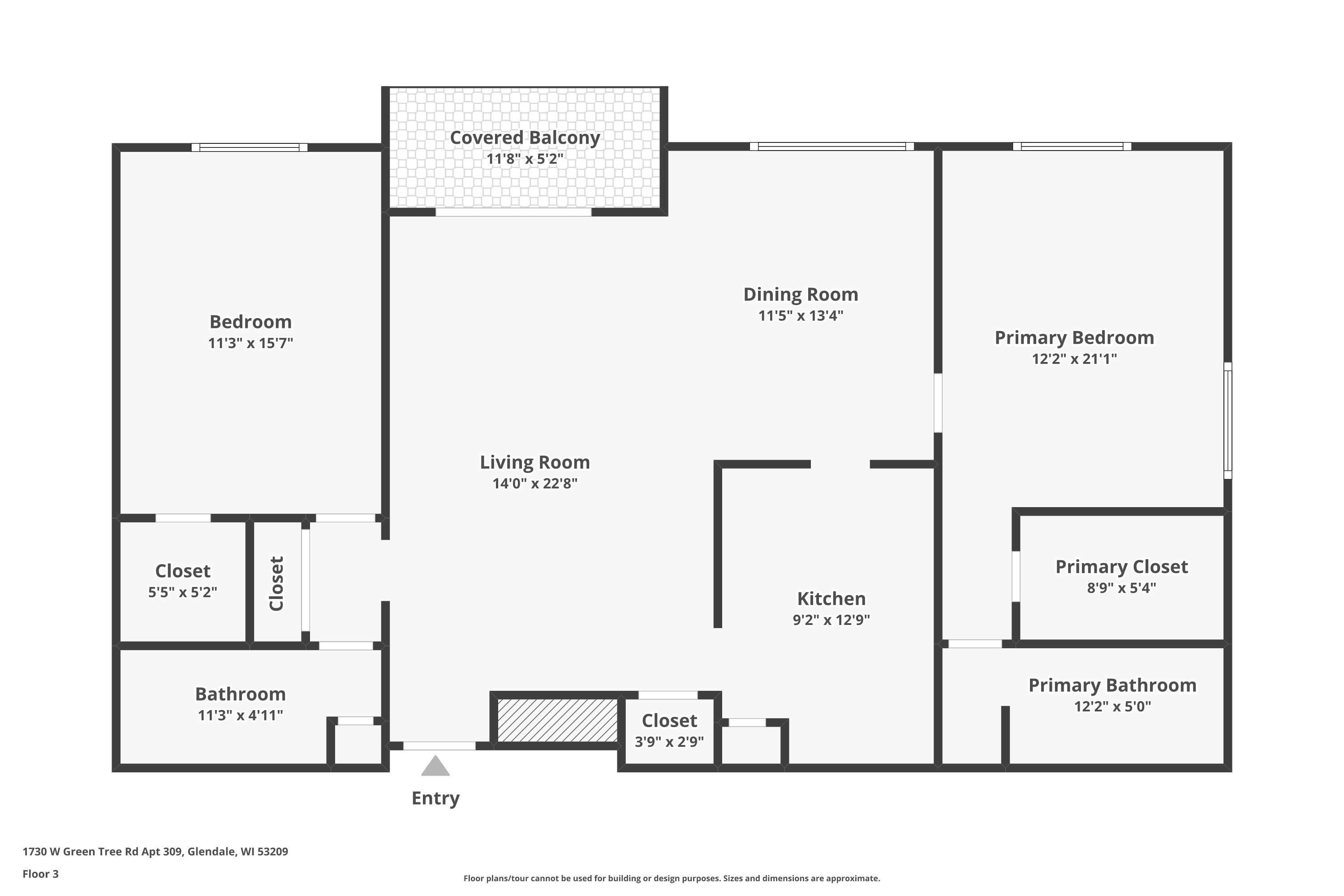 1730 West Green Tree Road, Unit 309 Glendale, WI 53209 - Photo 42 of 42 Floor 3
