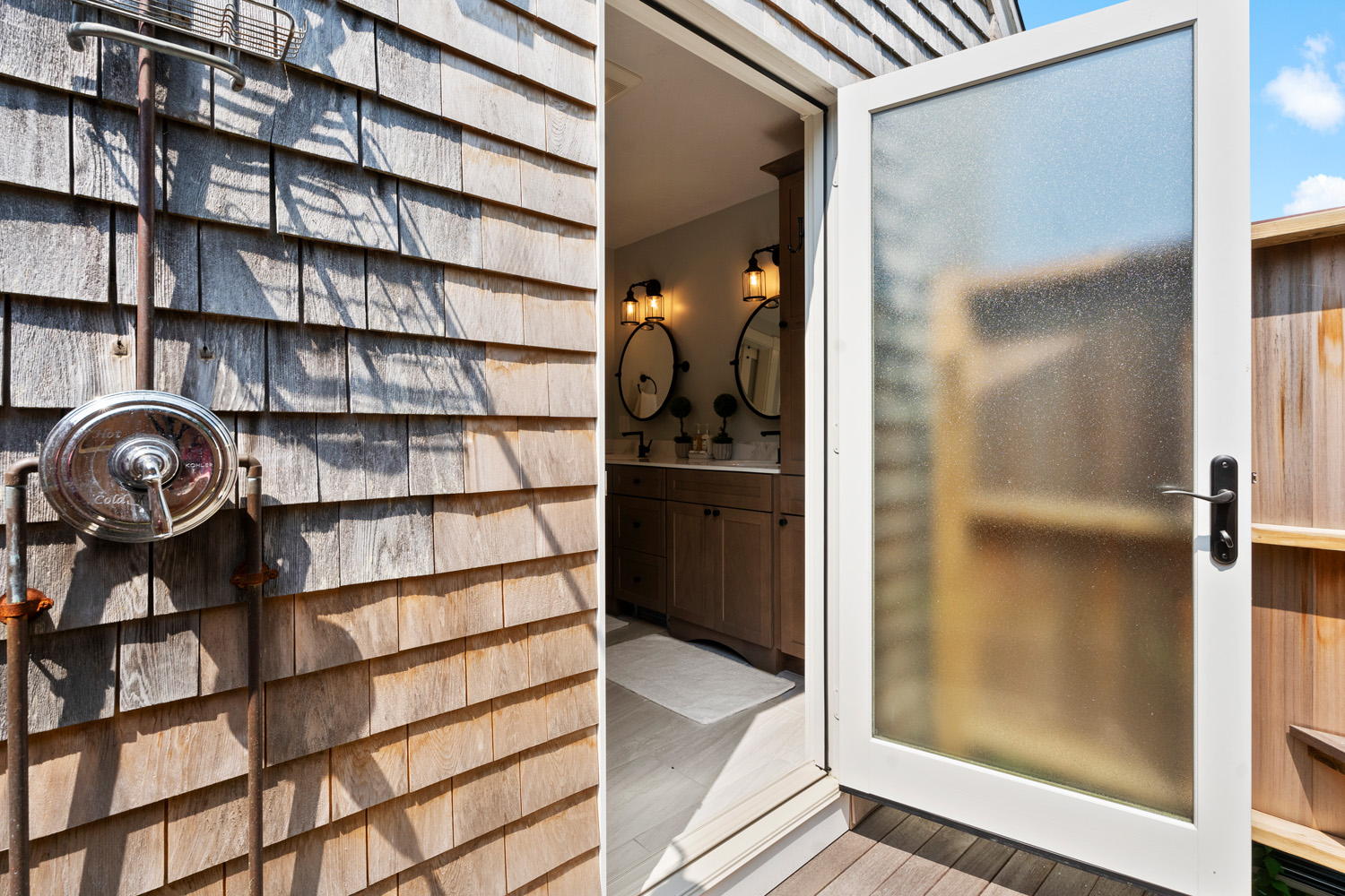 5 Katama Drive Edgartown, MA 02539 - Photo 16 of 28 a view of a wooden door and shelf of room