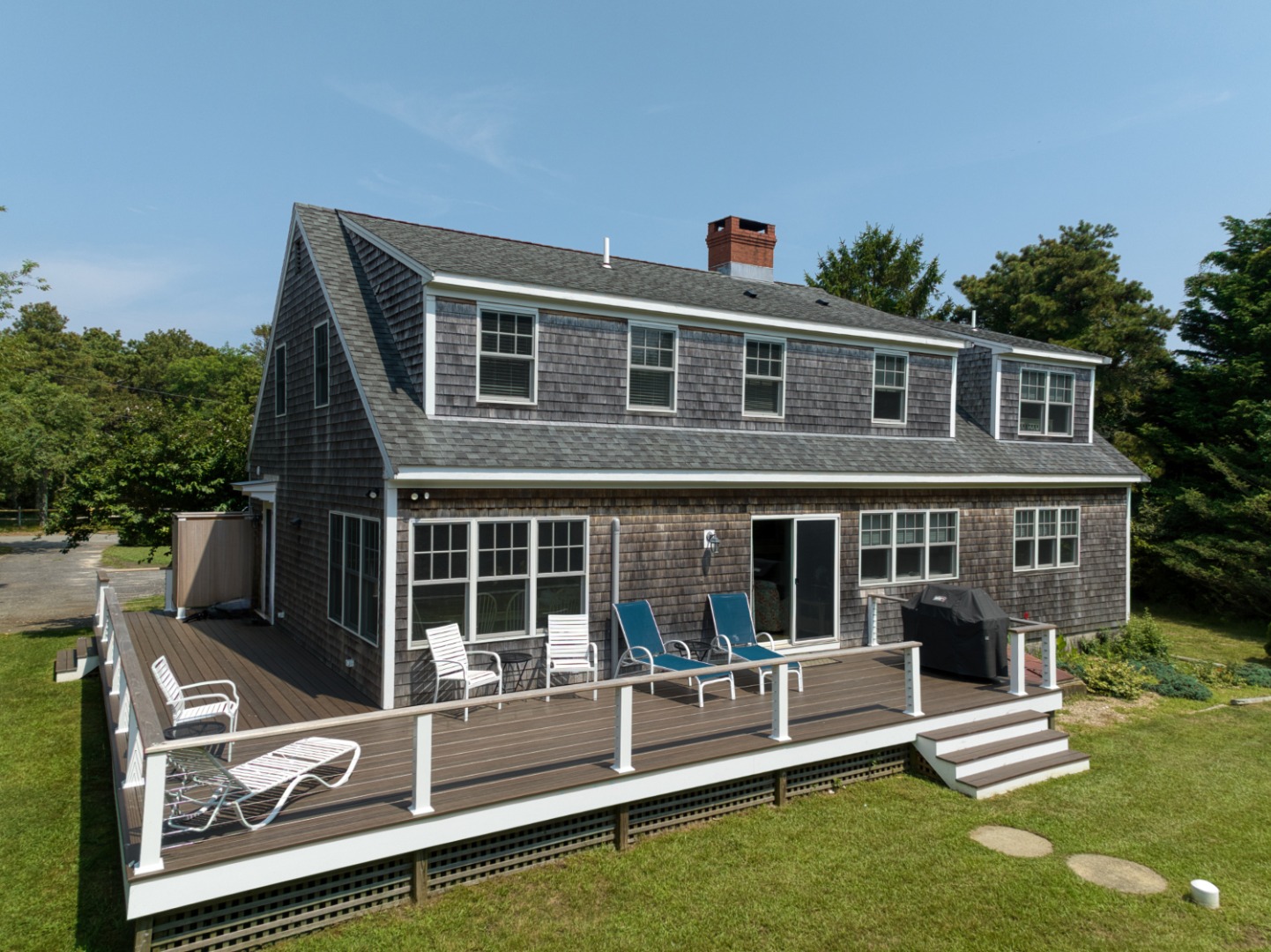 5 Katama Drive Edgartown, MA 02539 - Photo 2 of 28 a view of a house with a backyard
