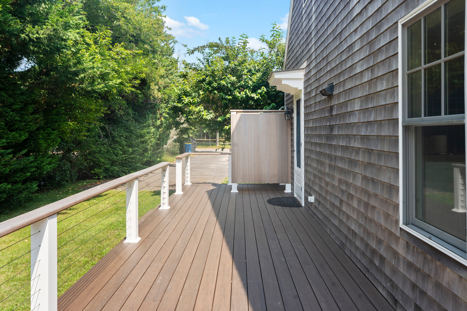 5 Katama Drive Edgartown, MA 02539 - Photo 28 of 28 a view of balcony with wooden floor and seating space