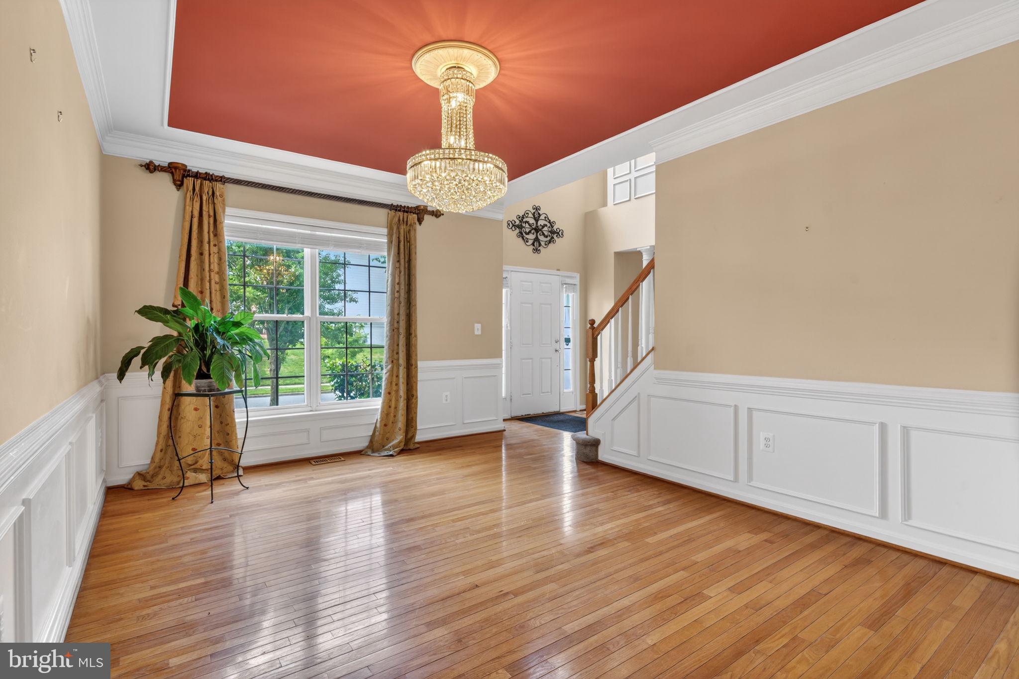 1200 Strausberg Street Accokeek, MD 20607 - Photo 13 of 47 Dining Room with tray ceiling & hardwood floors