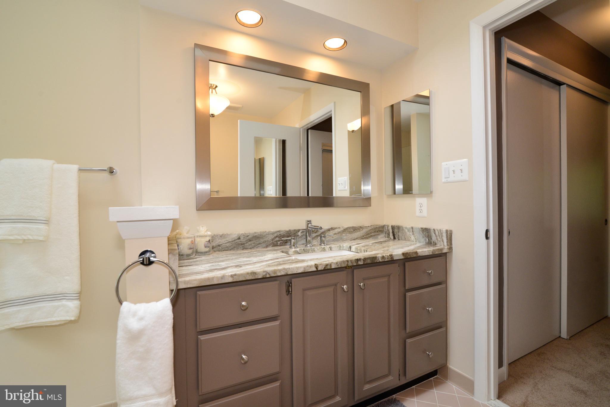 11609 Chapel Cross Way Reston, VA 20194 - Photo 17 of 32 Master Bath with Granite Vanity Counter