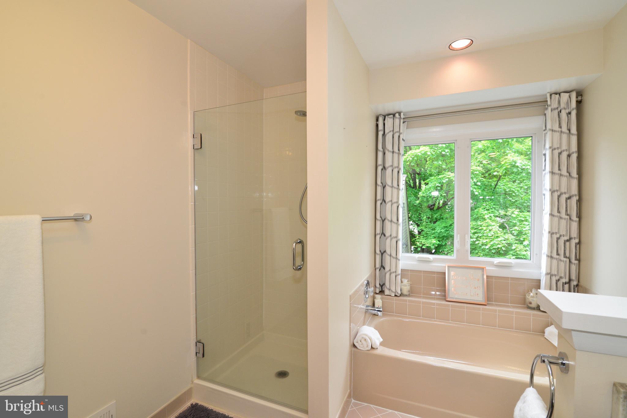 11609 Chapel Cross Way Reston, VA 20194 - Photo 18 of 32 Master Bath with Separate, Frameless Glass Shower.