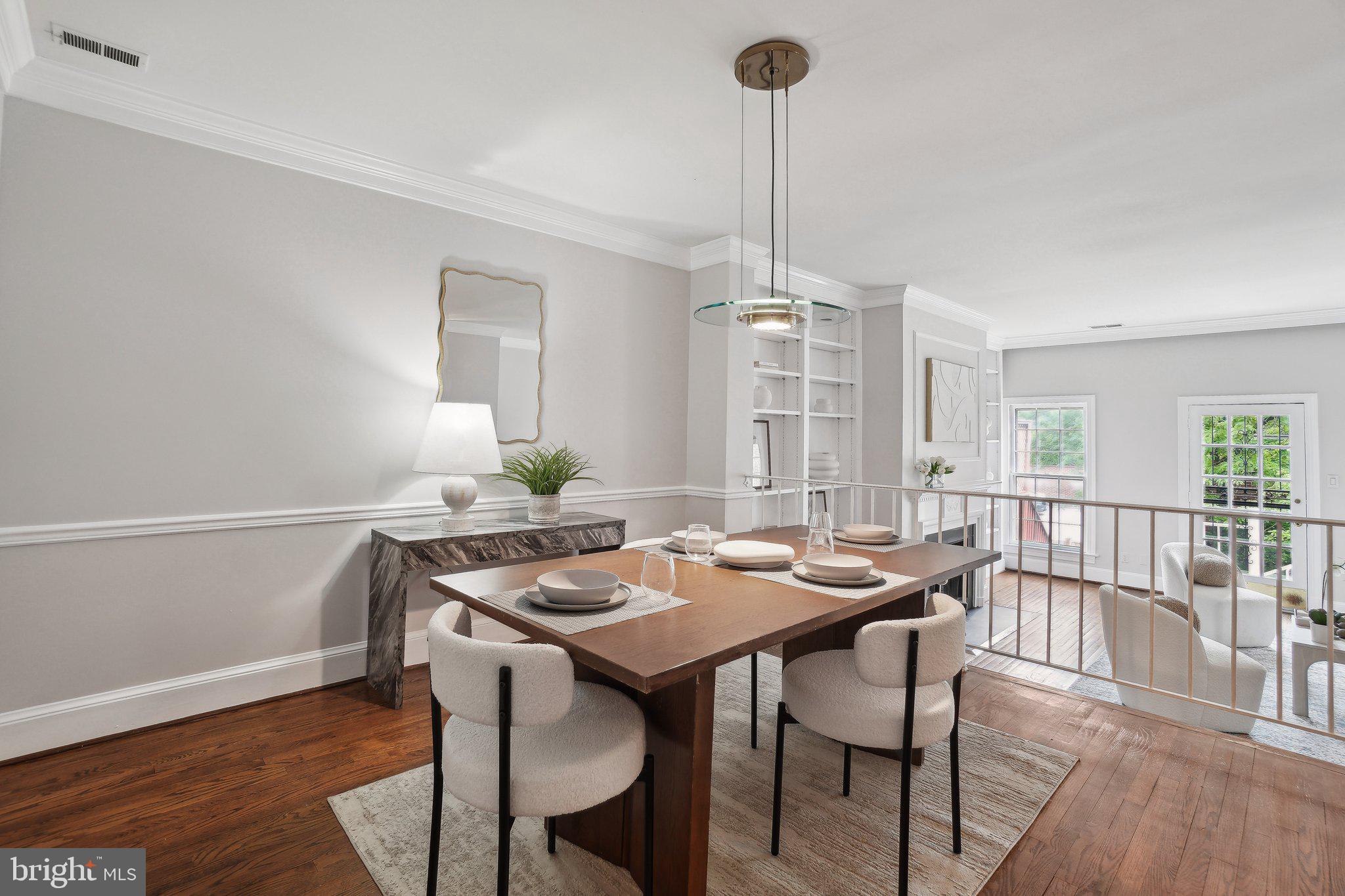 414 3rd Street Southeast Washington, DC 20003 - Photo 14 of 48 Upper level dining room
