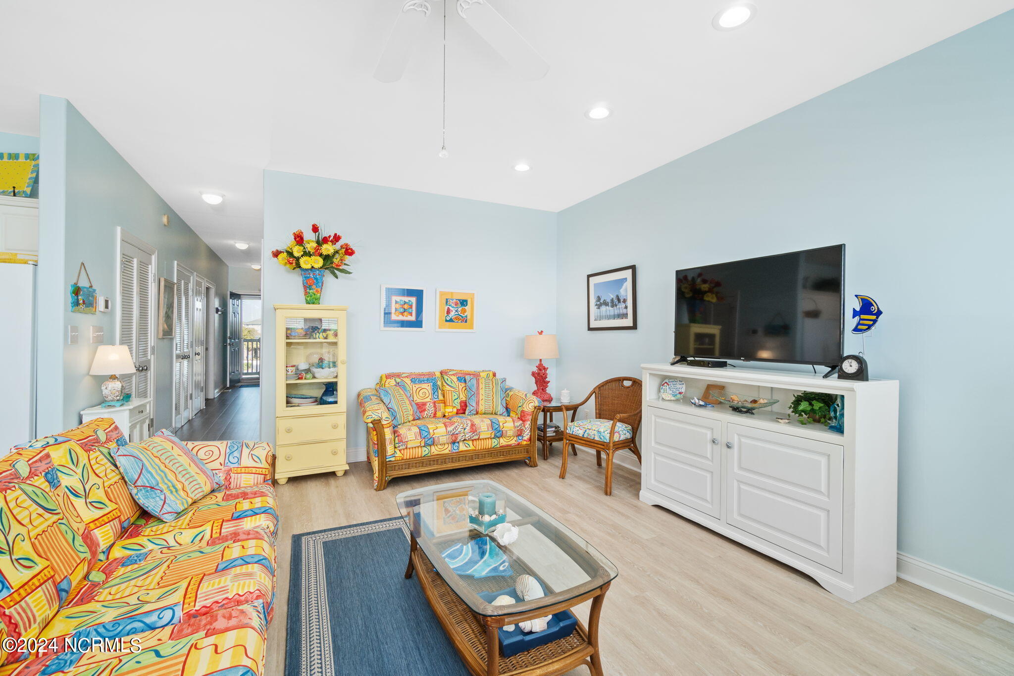 1701 Salter Path Road, Unit B102 Indian Beach, NC 28512 - Photo 13 of 60 Open concept living space w/ views