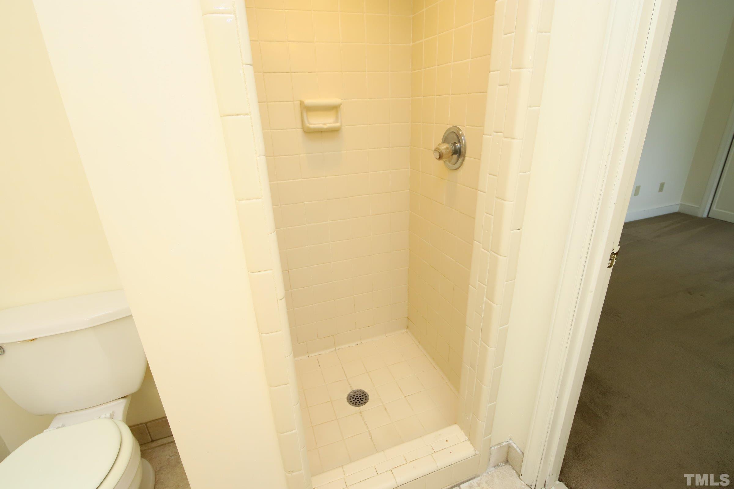 4224 Bluewing Road Raleigh, NC 27616 - Photo 20 of 29 a bathroom with a shower and a toilet