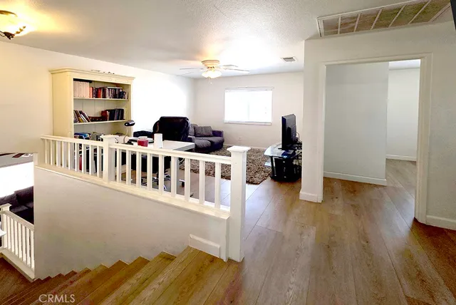 a room with a flat screen tv