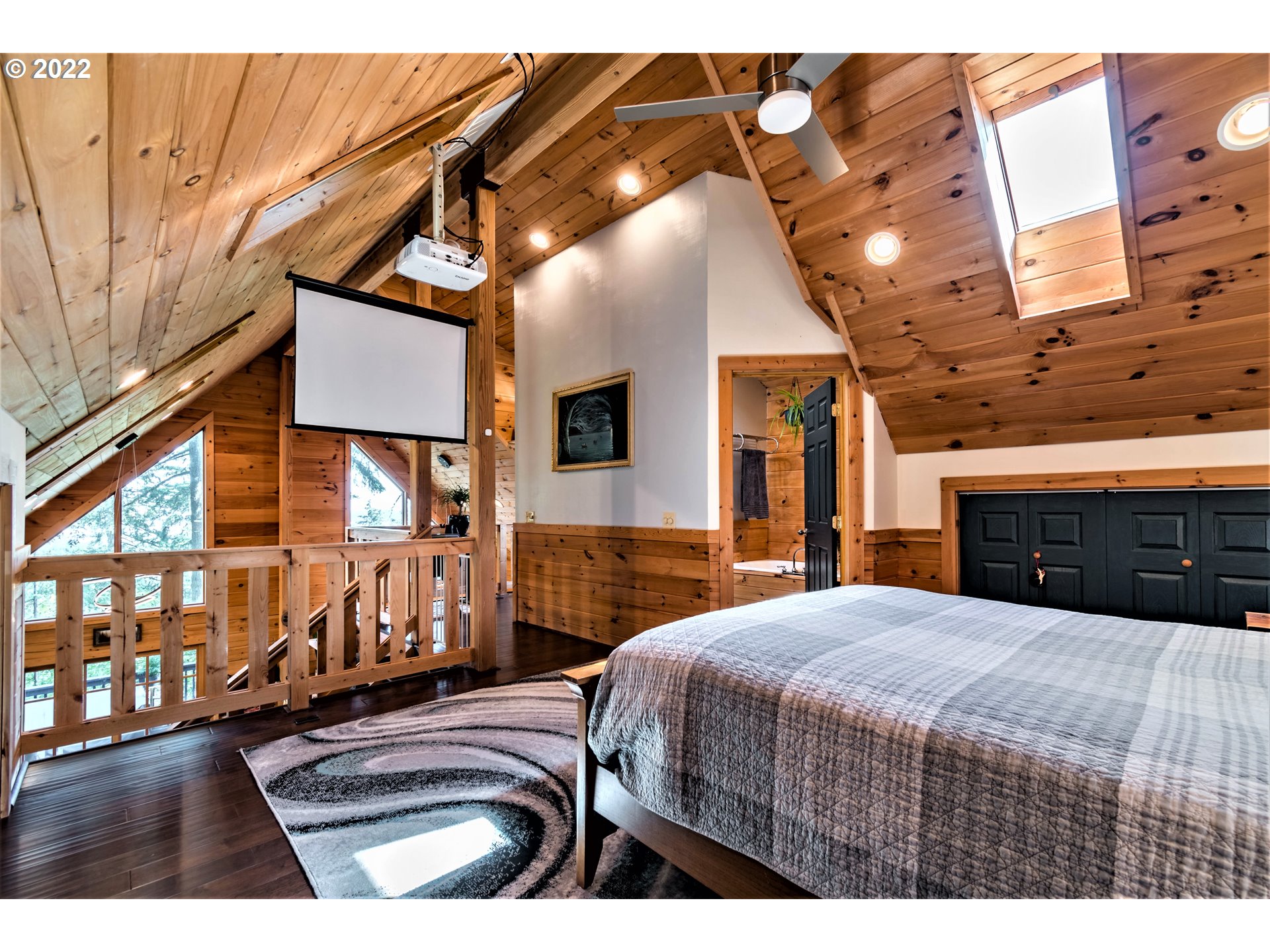 3330 Videra Drive Eugene, OR 97405 - Photo 19 of 32 a bedroom with a bed and a night stand