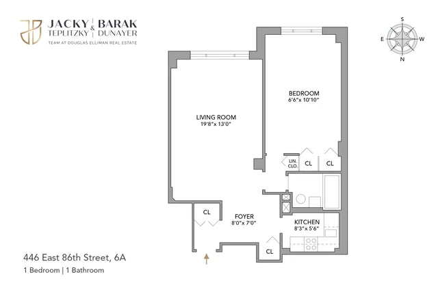 $449,000 | 446 East 86th Street, Unit 6A | Upper East Side