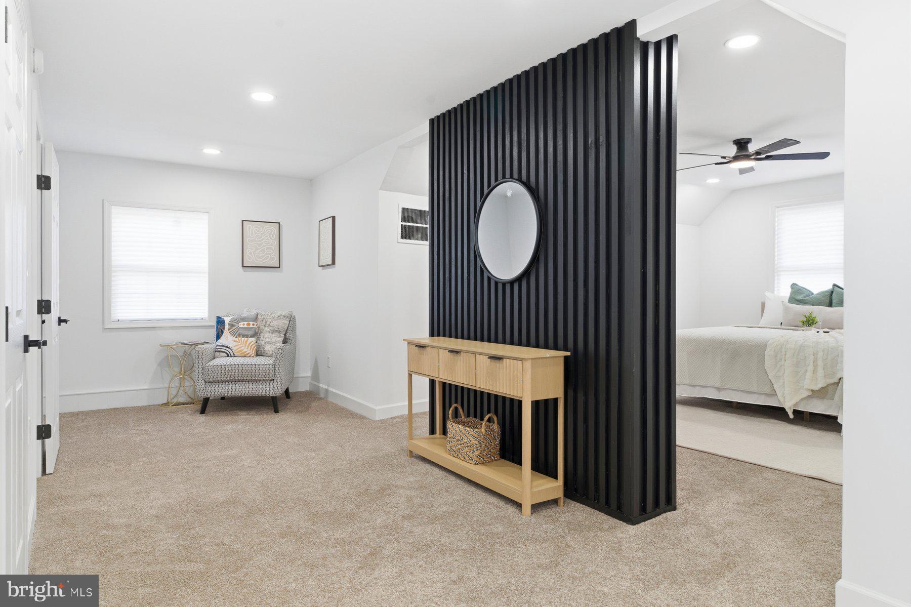 413 1st Avenue Halethorpe, MD 21227 - Photo 19 of 38 a living room with furniture and a fireplace