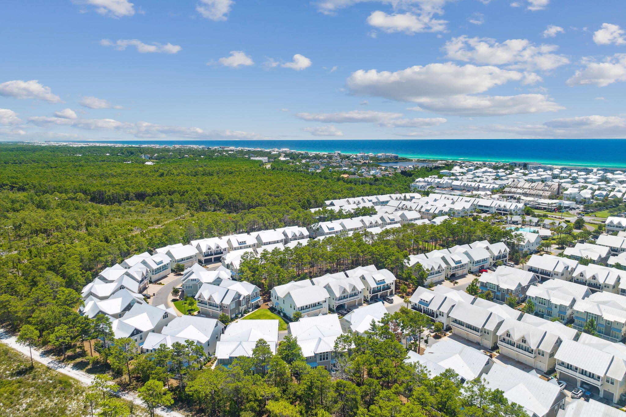 117 West W Pine, Unit C Inlet Beach, FL 32461 - Photo 28 of 45 a view of a city with an ocean