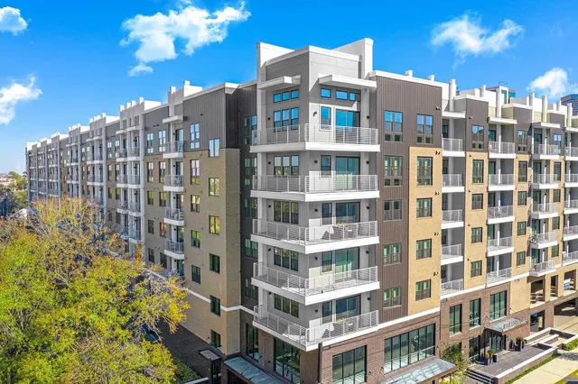 a front view of a building