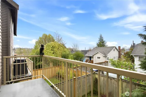 a view of a balcony