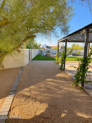 a view of outdoor space and deck