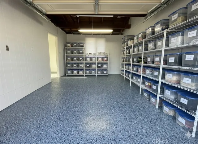 a view of a wine cellar
