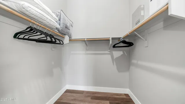 a view of walk in closet
