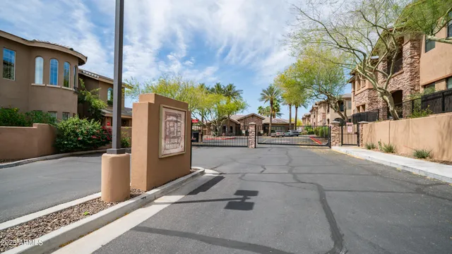 a view of a street with houses