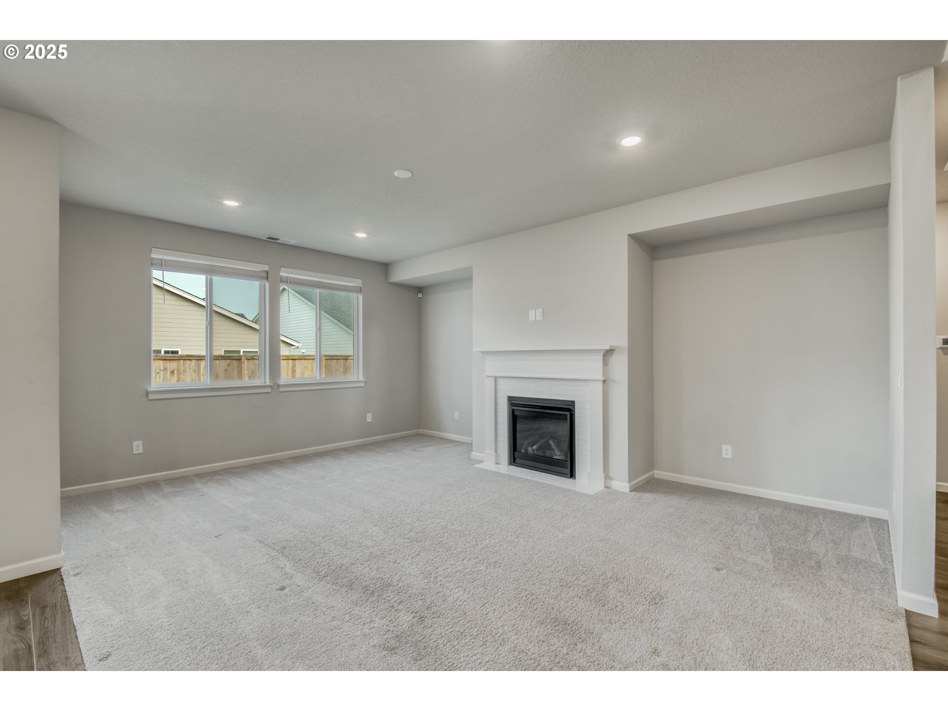 6443 Southeast 22nd Street Gresham, OR 97080 - Photo 10 of 27 a view of empty room with a fireplace