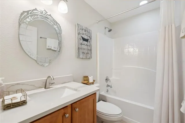 a house view with a garden space