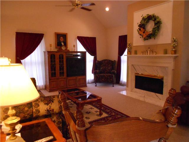 7296 Old Franklin Road Fairview, TN 37062 - Photo 3 of 18 Oh, what a great room! Magnificent fireplace for a cozy evening at home.