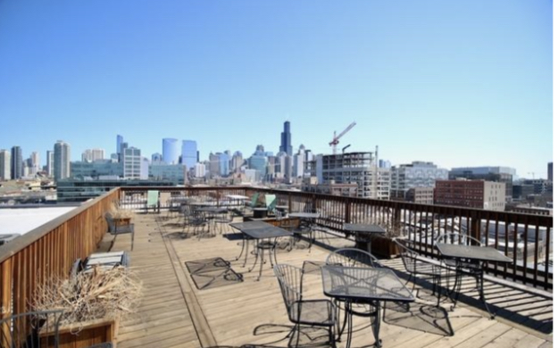 312 North May Street, Unit 5F Chicago, IL 60607 - Photo 15 of 16 a view of a terrace with sitting area