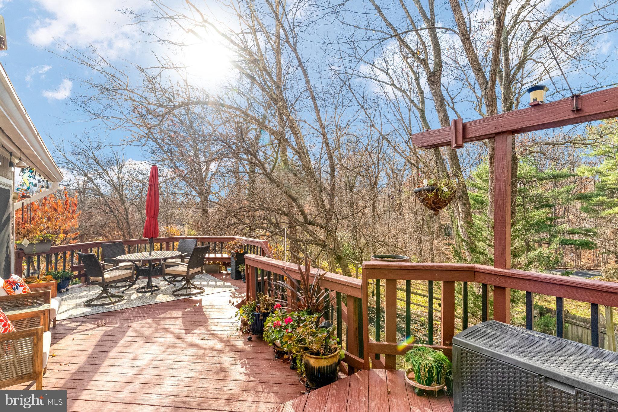 10906 Miller Road Oakton, VA 22124 - Photo 58 of 68 Magical back deck oasis.