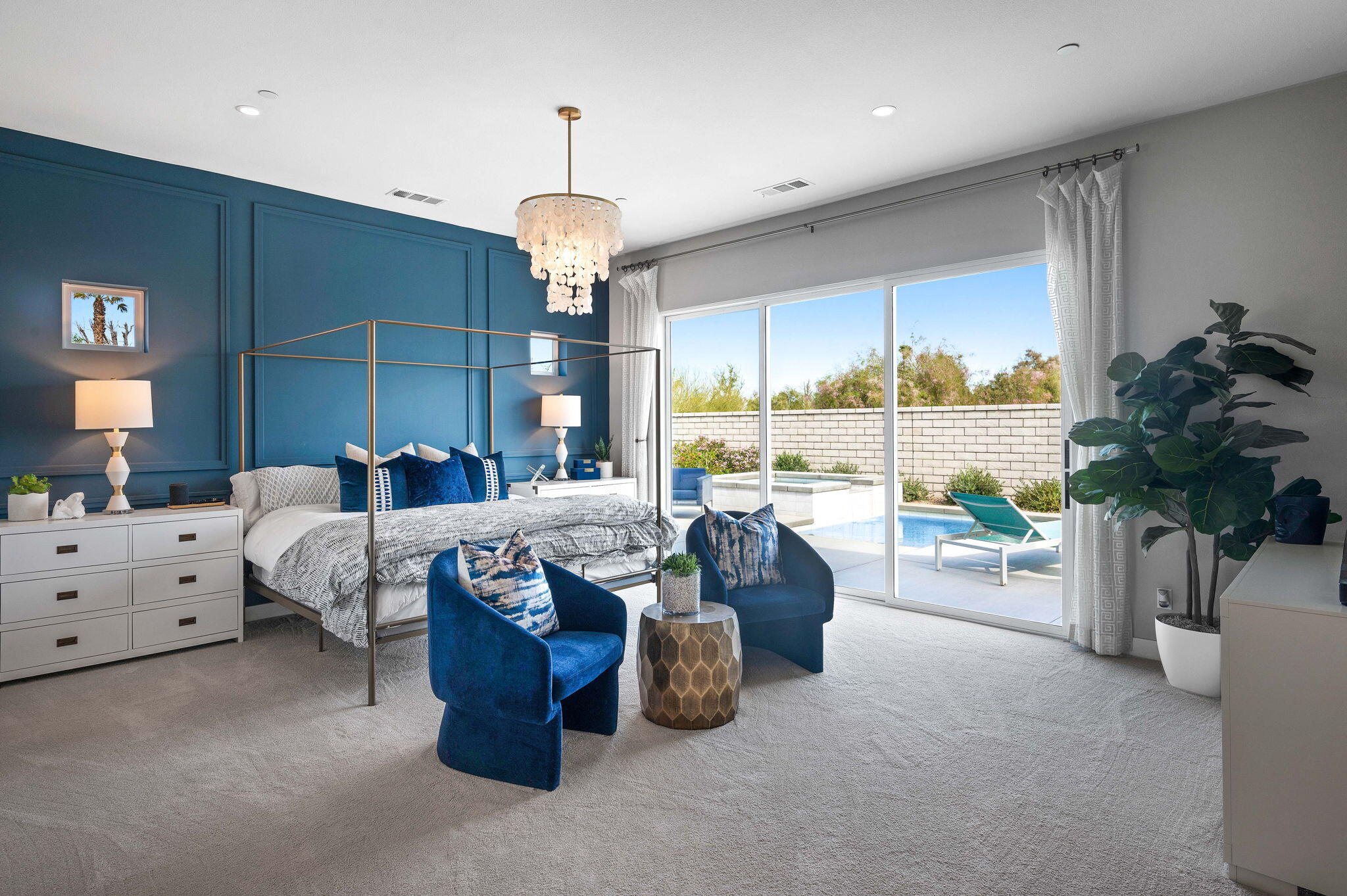2 Iridium Way Rancho Mirage, CA 92270 - Photo 15 of 55 a living room with furniture and a large window