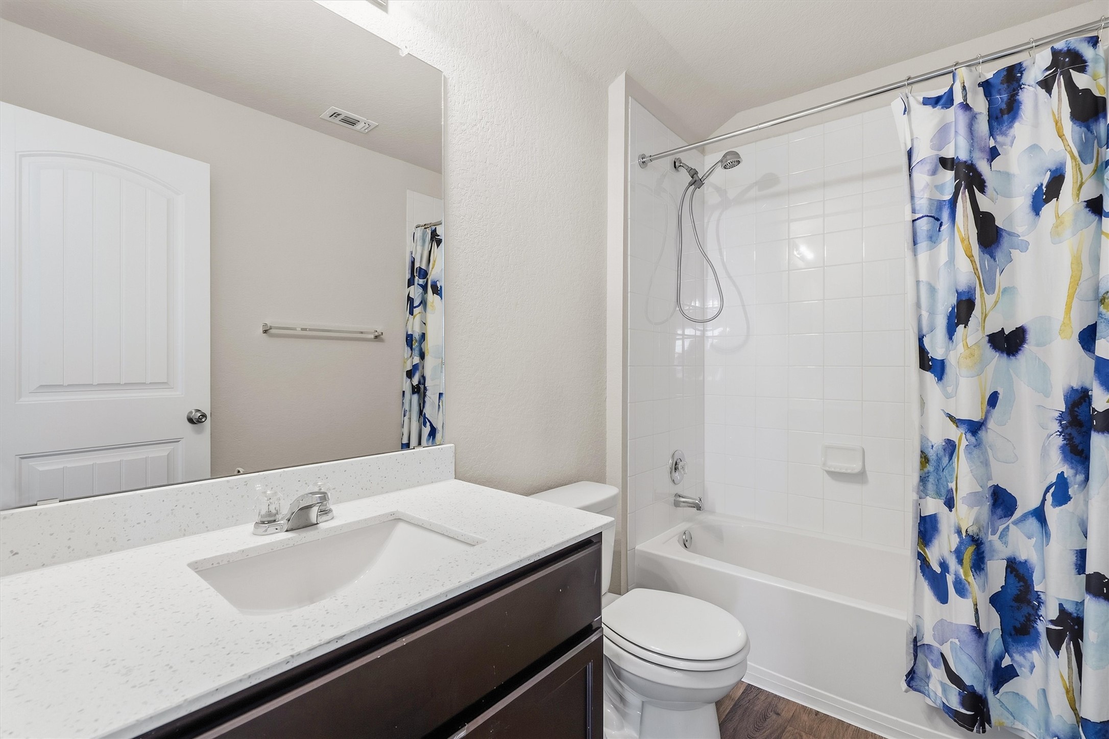 10817 Gonzales Ranger Pass Austin, TX 78754 - Photo 29 of 37 This full bathroom upstairs is clean, simple, and perfectly setup for your guests.