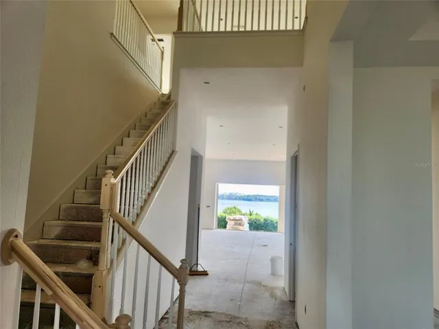 a view of entryway and hall