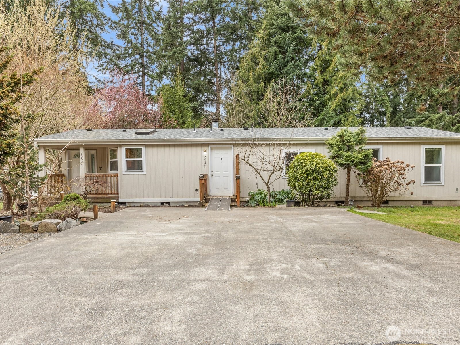 20524 32nd Drive Southeast Bothell, WA 98012 - Photo 16 of 39 front view of house with potted plants