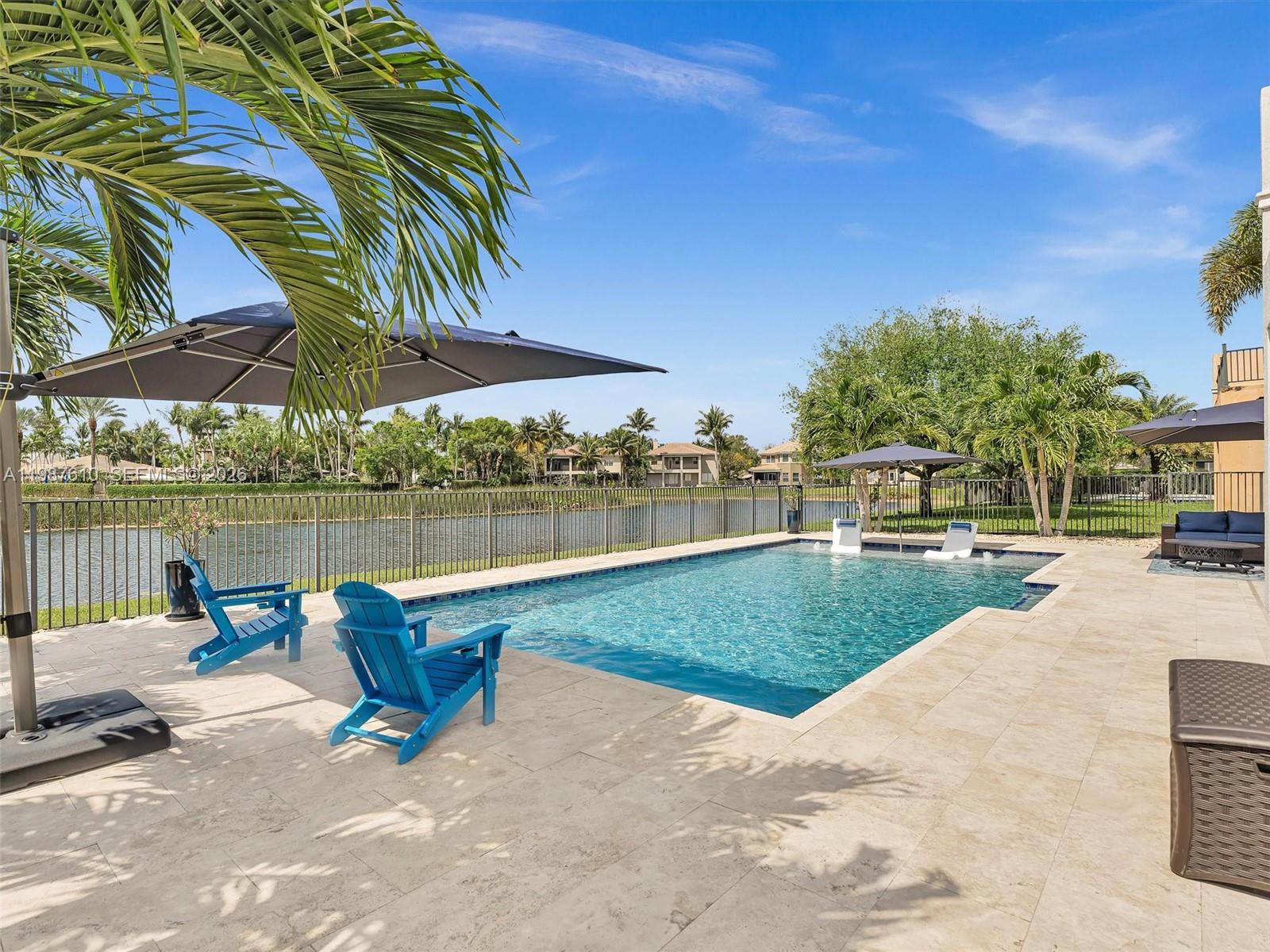 8878 Cobblestone Point Circle Boynton Beach, FL 33472 - Photo 39 of 89 a view of a lake with couches and city view
