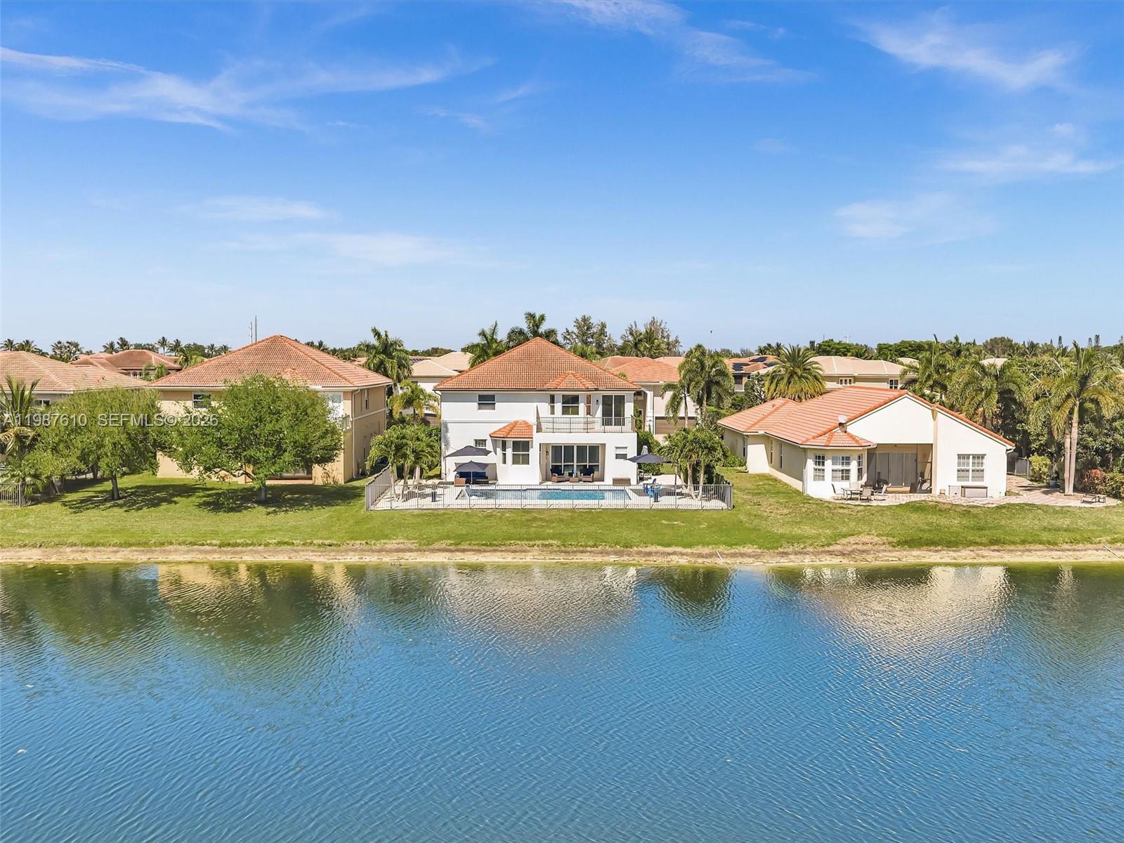 8878 Cobblestone Point Circle Boynton Beach, FL 33472 - Photo 77 of 89 a view of residential houses with outdoor space and lake view
