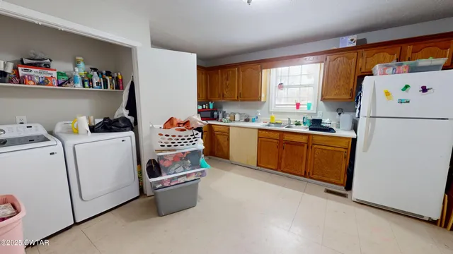 a room with storage and utility