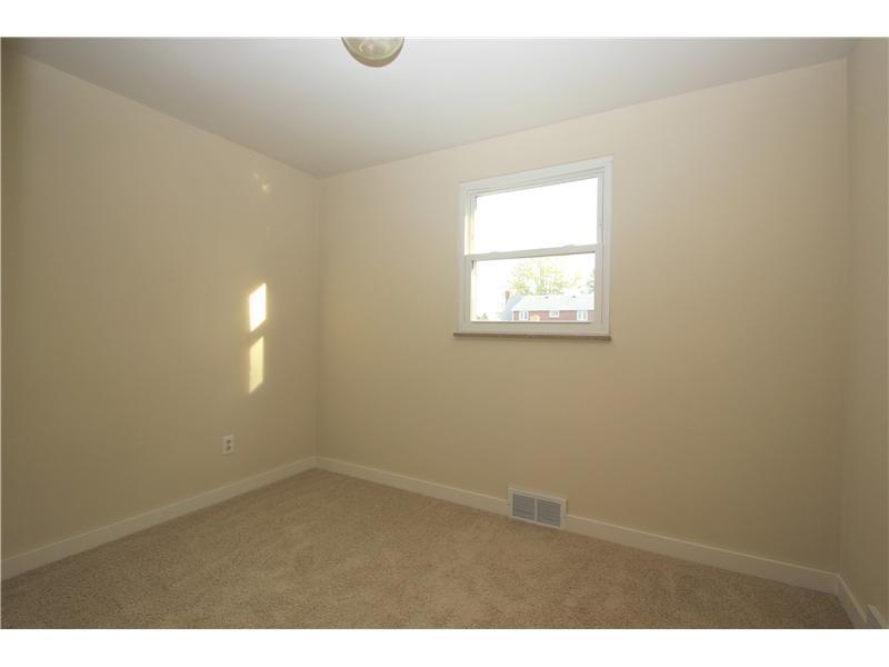 3428 Willett Road Baldwin, PA 15227 - Photo 10 of 17 Bedroom. Third bedroom has updated carpet a window with a view of the back yard and it is freshly painted as well.