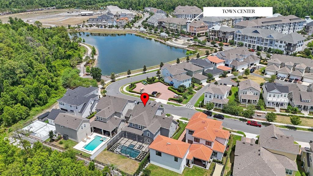 7445 Estuary Lk Loop Kissimmee, FL 34747 - Photo 49 of 54 an aerial view of residential houses with outdoor space