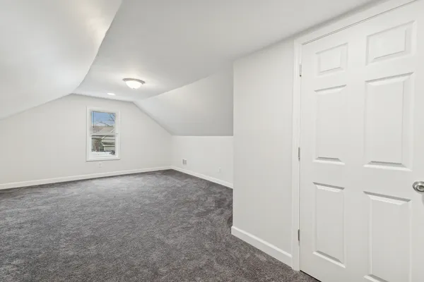 an empty room with a natural light