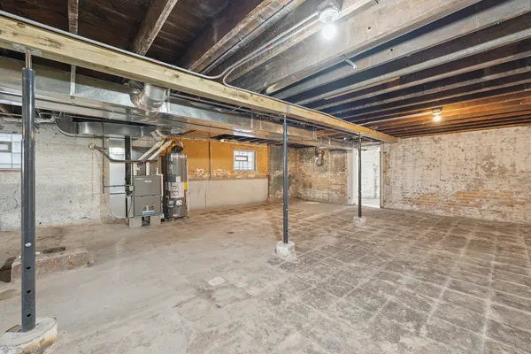 a view of a storage room
